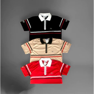Camisa Gola Polo - Estampa 2 Listras - M,G,GG