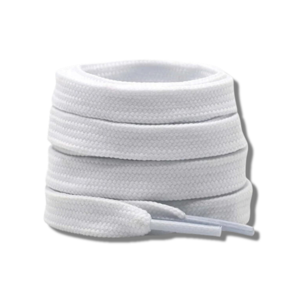 Cadarço Tenis Achatado Branco 1,40m