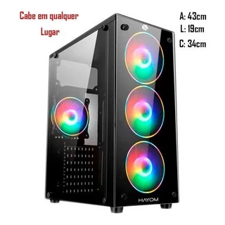 Cpu Gamer Barato I5 8gb Ssd 512gb Wifi + Fonte + Gt 610 2gb Ddr3 + Monitor 19"