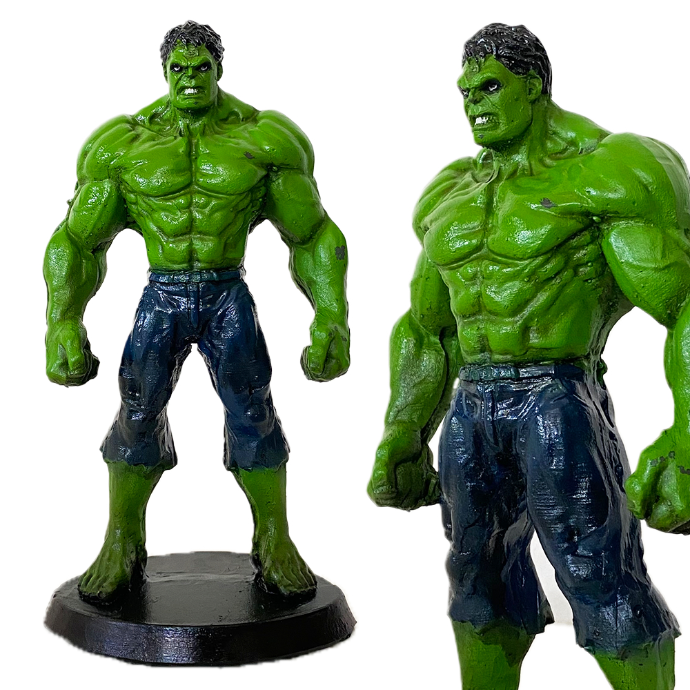 Boneco Hulk Vingadores Marvel De Resina 21cm