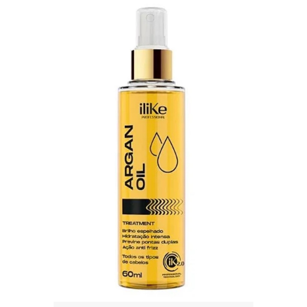 Oleo de Argan Ilike Profissional 60ml | Shopee Brasil