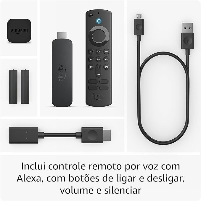 Fire Tv Stick 4k Ultra HD 2 Geração com Alexia Voice Remote