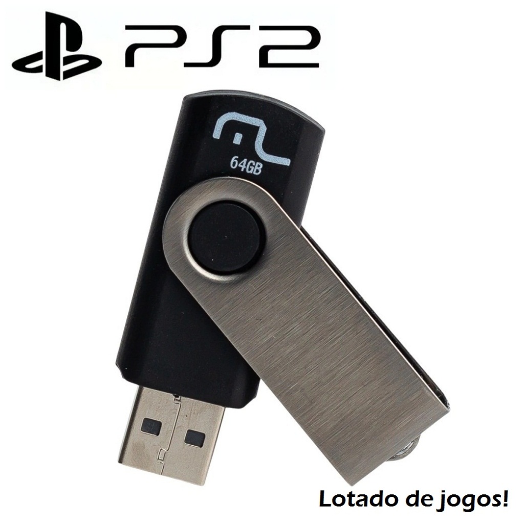 Pen Drive 64 Gb 13 Mil Jogos Boot Direto No Pc | Jogo de Videogame