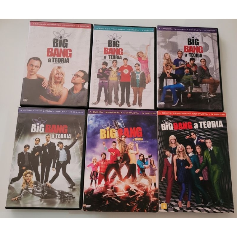 DVD The Big Bang Theory-1 a 6 temporada | Shopee Brasil