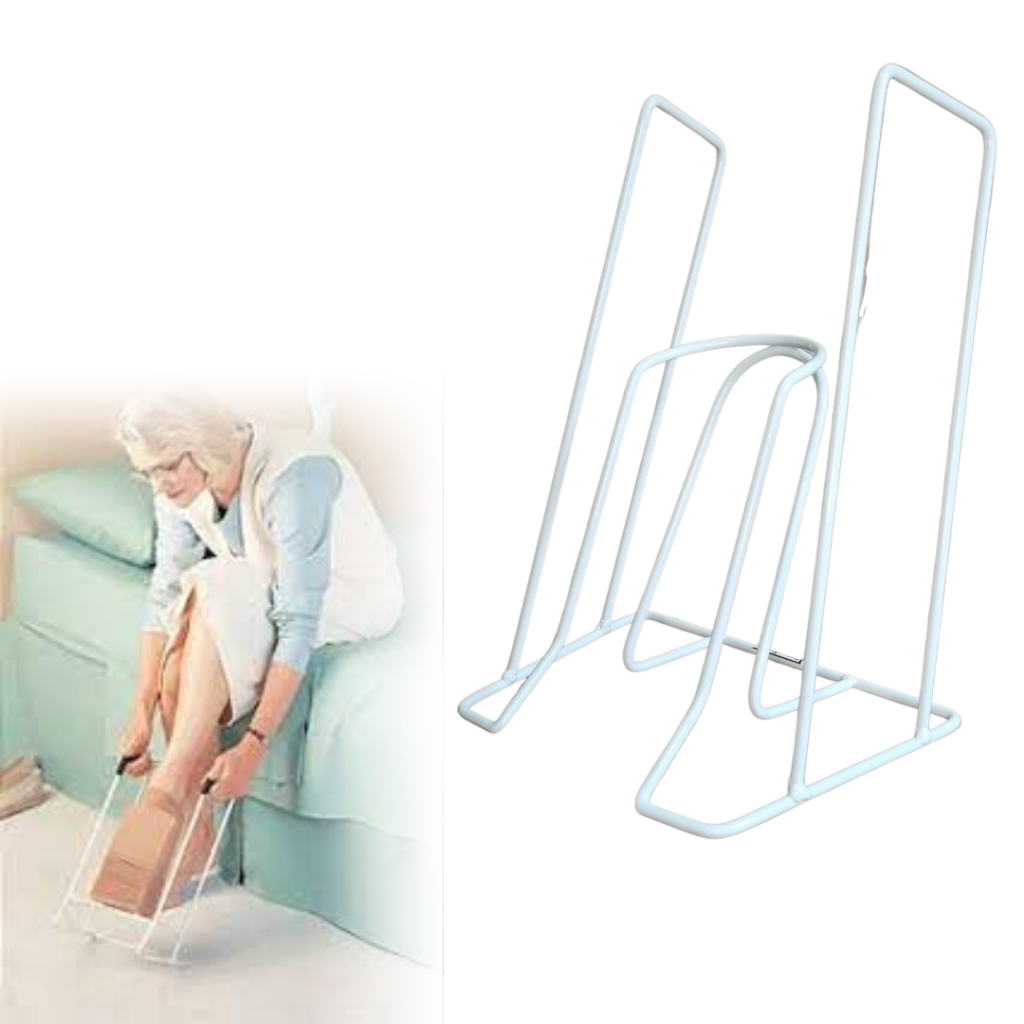 Calçador de Meias de Compressão Alças Mais Longas Mordomo