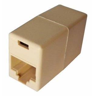 Adaptador Emenda Cabo De Rede Internet Extensão Fêmea Rj45