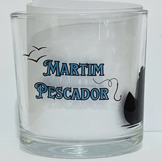 Copo de MARINHEIRO MARTIM PESCADOR Rum, Whisky e bebidas - Umbanda e Candomblé 260ML
