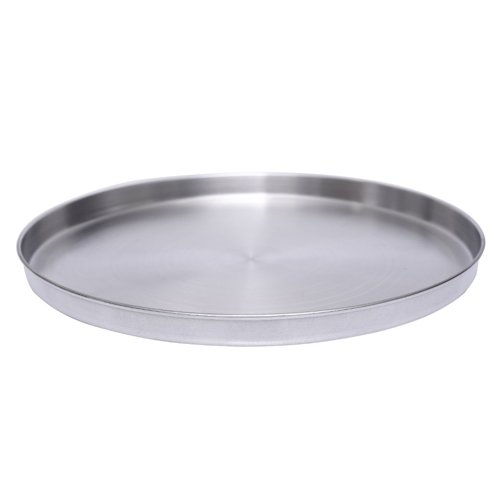 Forma de pizza redonda profissional de aluminio grosso Docesar