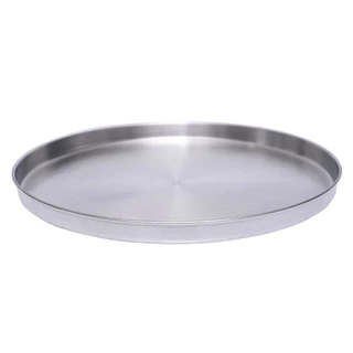 Forma de pizza redonda profissional de aluminio grosso Docesar