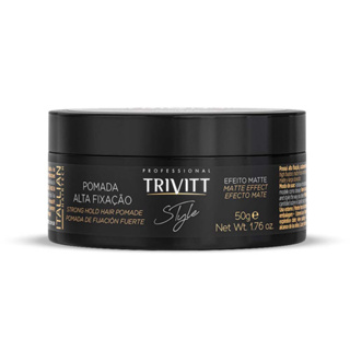 Trivitt Style Pomada Alta Fixação Efeito Matte Profissional 50g Itallian Hairtech
