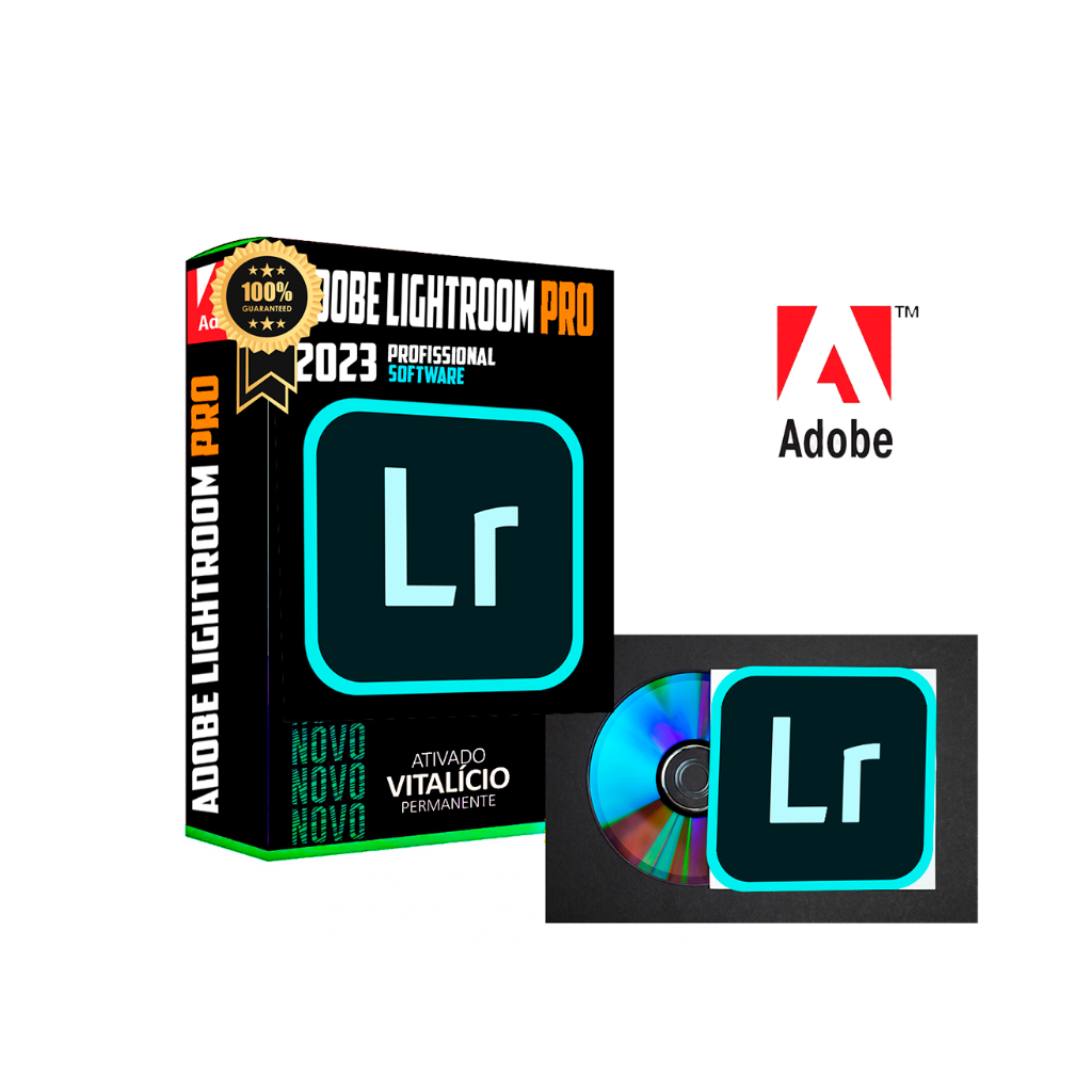 CD - DVD - BDL Adobe Lightroom cc Pro 2023 - Licença permanente