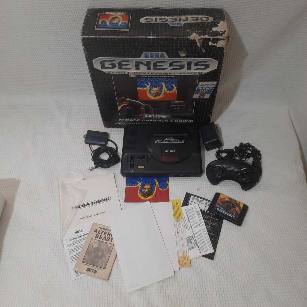 Sega Genesis 2 (Mega Drive III) com mod AV - Escorrega o Preço