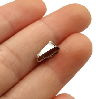 CONTRA ARGOLA 10 UNIDADES- 9 mm X 3mm BANHADO EM PRATA PARA PINGENTES BIJUTERIAS.