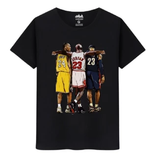 Camiseta Masculina Casual Algodão Lendas Do Basquete