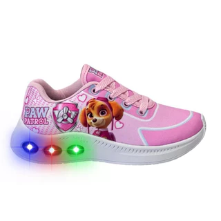 Tênis Infantil Led Menina Menino Patrulha Canina