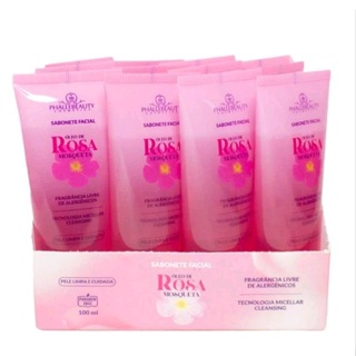 Box Sabonete Facial Óleo de Rosa Mosqueta 12 Unidades Phállebeauty