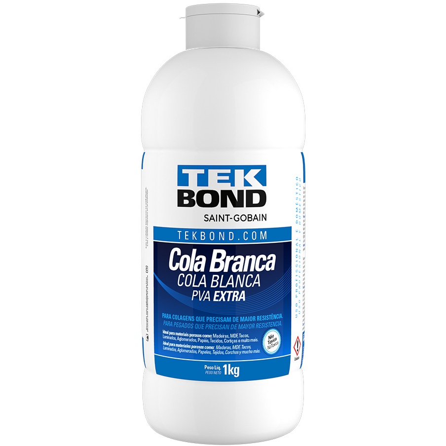 Cola Branca Tek Bond 1kg Pva Extra