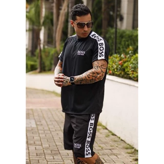 CONJUNTO MASCULINO TOP DE GRIFE O QUERIDINHO DO VERÃO (H.B)