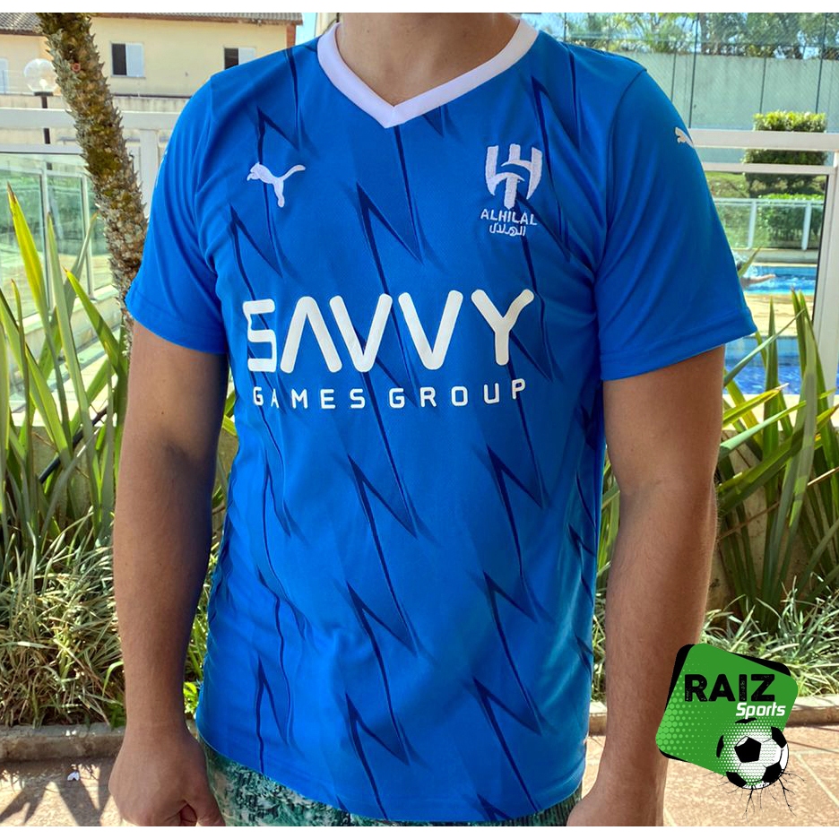 Camisa Personalizada Neymar Jr 10 - Al-Hilal 2023 Exclusiva - Envio imediato Qualidade Superior