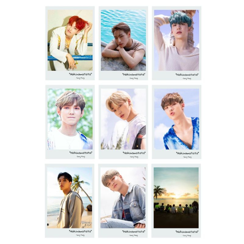 ATEEZ ソンファ ポラロイド Polaroid Ateez Songs - Kit com 9 | Shopee Brasil