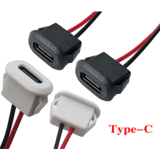 Kit conector USB-C fêmea com acabamento em Oferta na Shopee