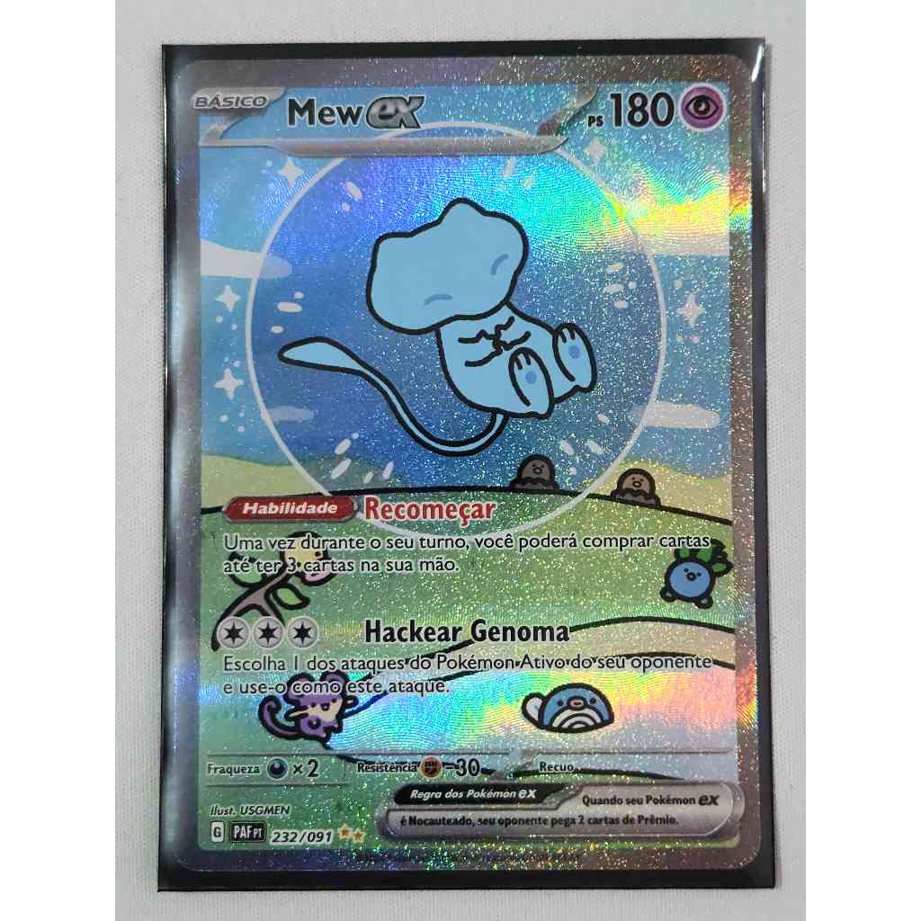 Carta Pokemon Mew ex (232/091) PAF | Shopee Brasil