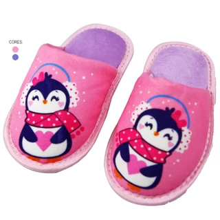 Pantufa Chinelo De Casa Infantil Menina Pelúcia Confortável Inverno TX0209 em Oferta na Shopee