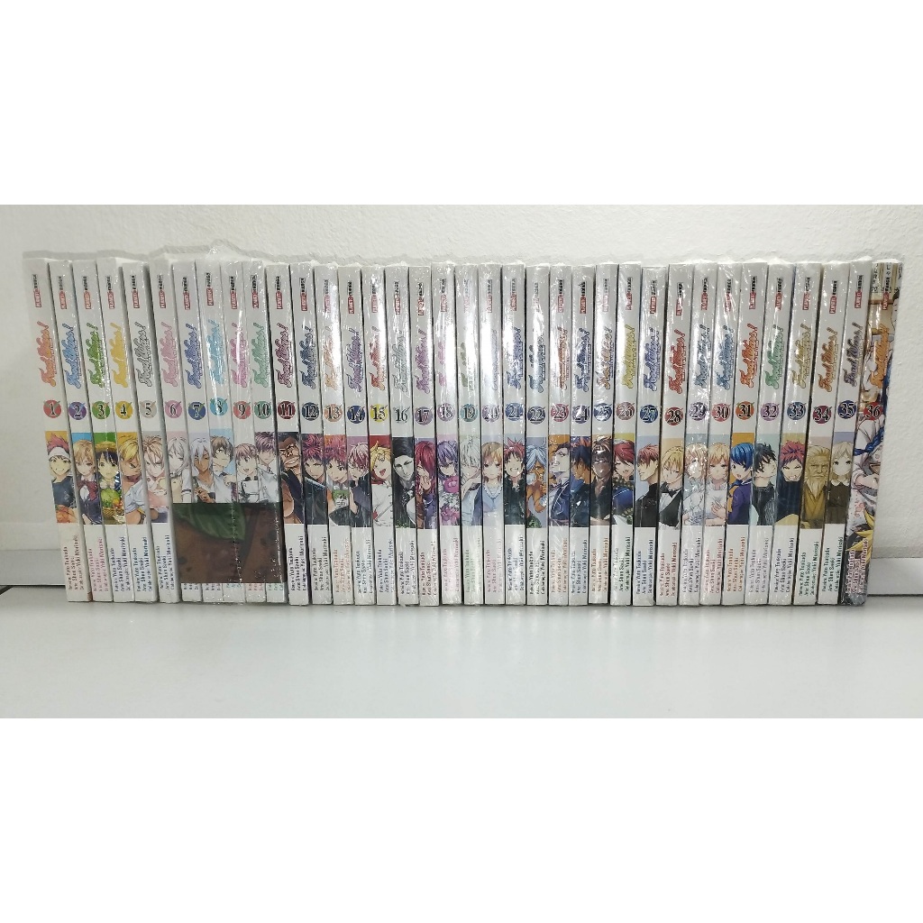KIT Mangás Food Wars COMPLETO (Shokugeki no Soma) - Yuto Tsukuda (NOVOS e LACRADOS)