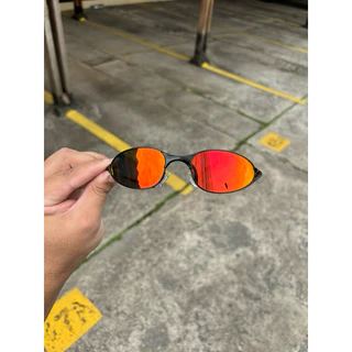 Óculos De Sol Uliet Black Lentes Ruby - Kit Preto