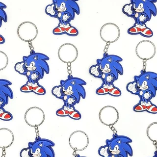Chaveiro Sonic Lembrancinha 10un Festa Game Jogos Play Aniversário Tema Festa