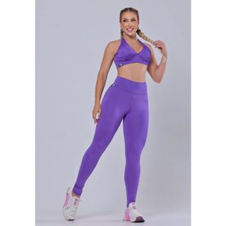Conjunto Roxo Basic II Fitness AQN SPORT Zero Transparência