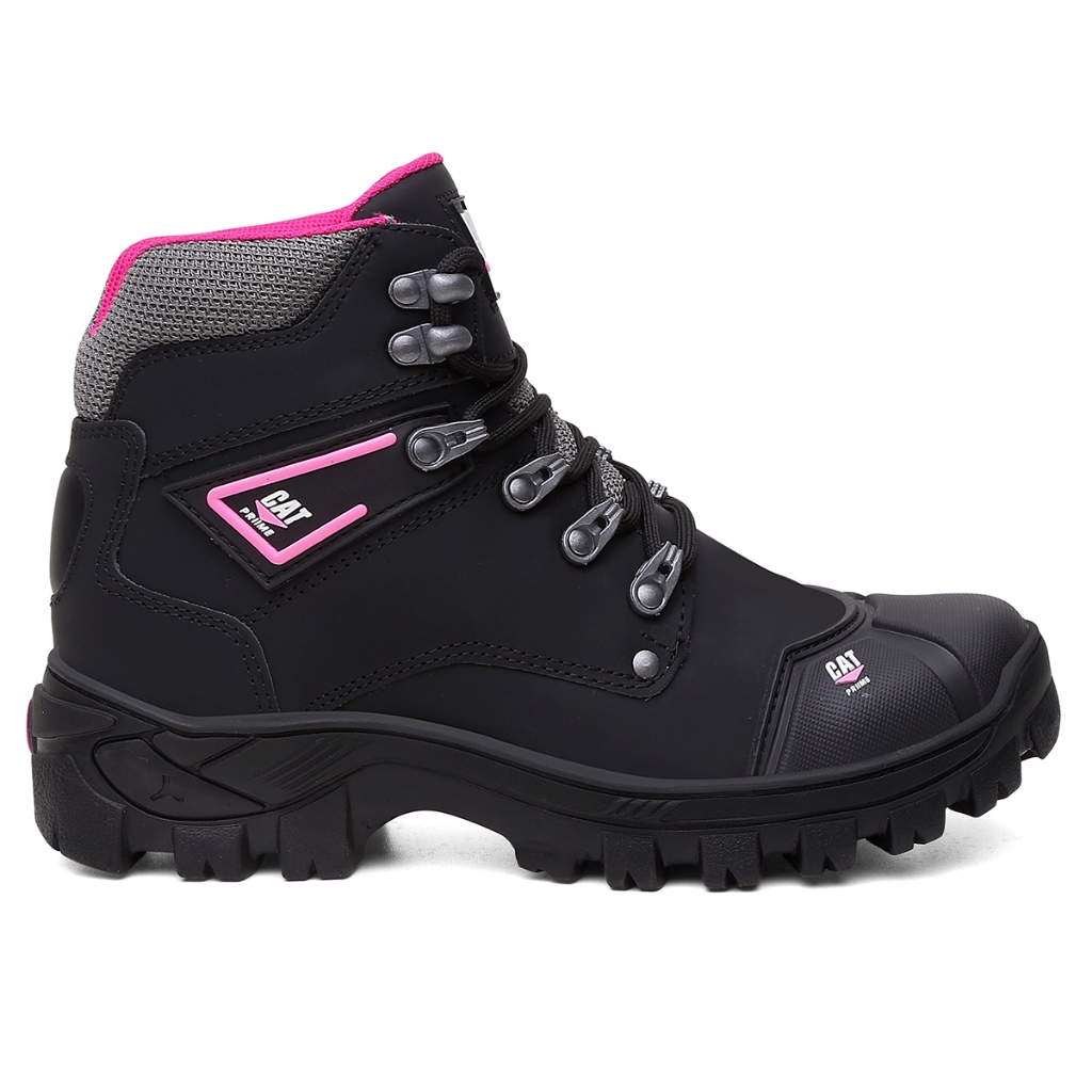Bota Coturno Segurança Feminino Original CATPRIIME Couro Nobre Palmilha Conforto Com C.A 47.751