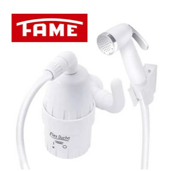 Flex Ducha Higiênica Fame Chuveirinho Flexível De Parede Branco