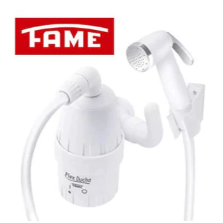 Flex Ducha Higiênica Fame Chuveirinho Flexível De Parede Branco