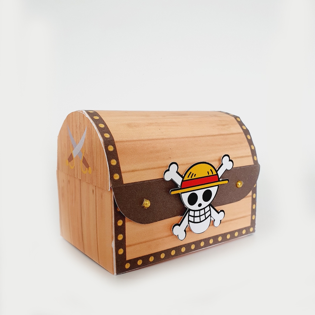 10 Caixas Lembrancinhas Personalizadas Tema One piece meninos - Festa one piece festas Decoração Caixa