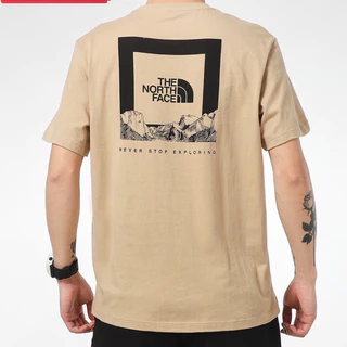 THE NORTH FACE CAMISETA CASUAL MASCULINA ASHION DE MANGA CURTA EM ALGODÃO