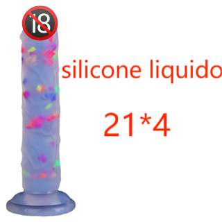 penis de silicone com geleia colorida sexshop