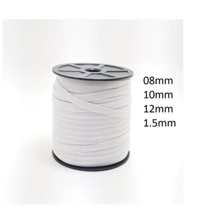 Elástico Chato Rolo com 100 Metros Diversos Tamanhos 07mm- 08mm- 10mm-12mm-15mm em Oferta na Shopee