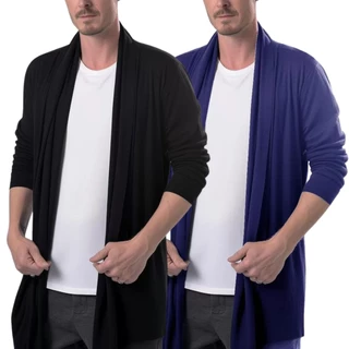 Kit com 2 Blazers Cardigan Masculino Estiloso e Moderno
