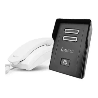 Interfone Porteiro Eletrônico Residencial Lider LR-570 Alimentação Interna