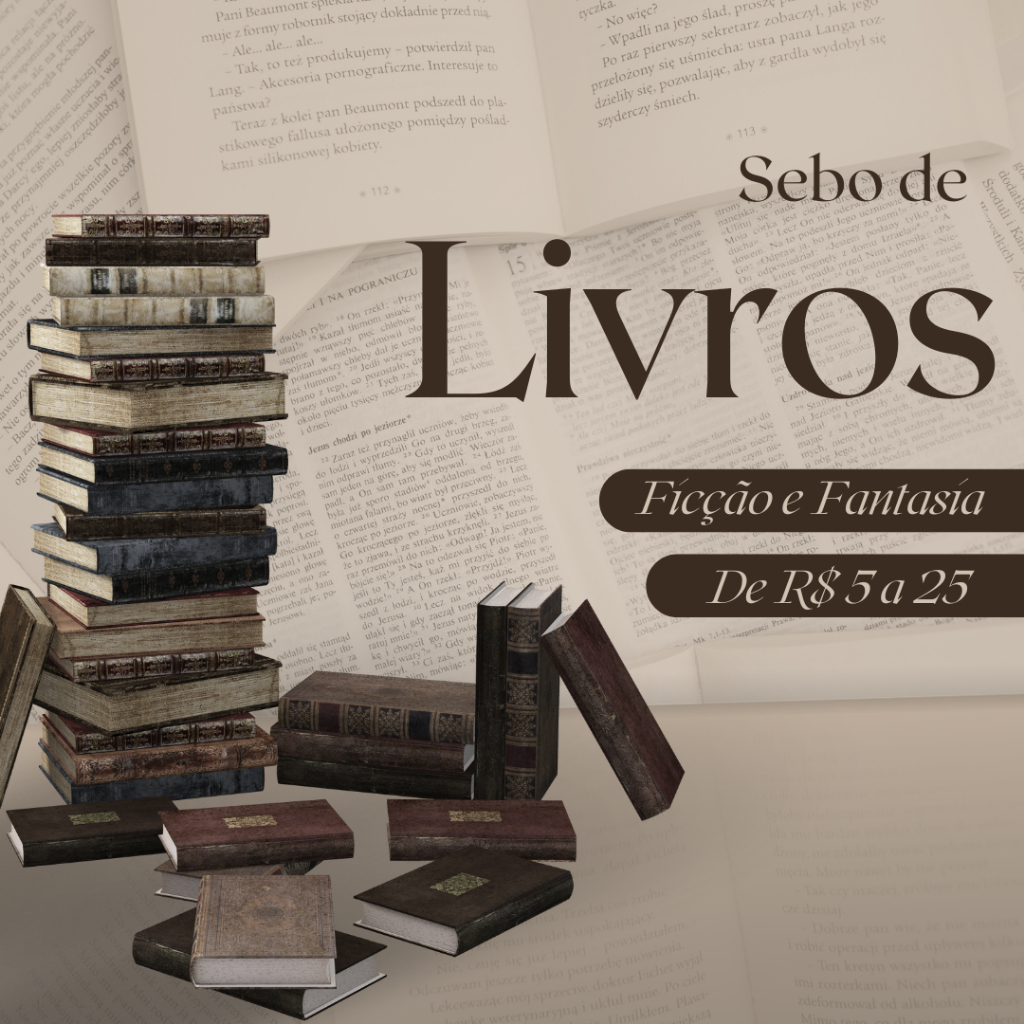 Sebo de Livros - Ficção/Fantasia - De R$ 5,00 a R$ 25,00