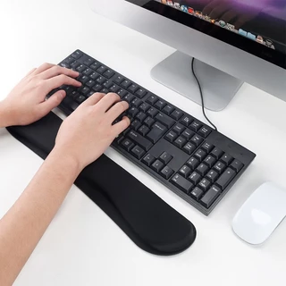 Teclado Pad Apoio de pulso descanso ergonômico antiderrapante Espuma Macio