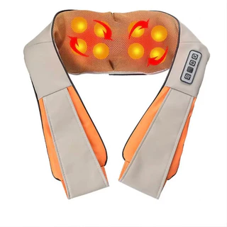 Massageador lombar pescoço Massageador Infravermelho Elétrico Bivolt em Oferta na Shopee