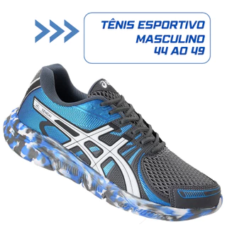 Tênis Masculino Para Esportes Academia e Corrida Super Leve Númeração 44 45 46 47 48 49