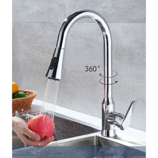 Torneira Cozinha Gourmet Misturador C/ Extensor 360 Escovado