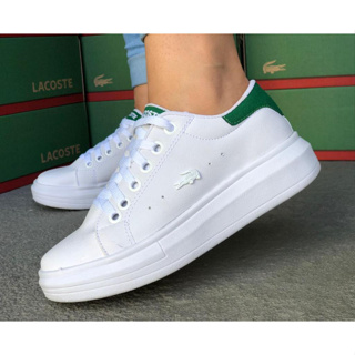 Tenis branco best sale lacoste feminino