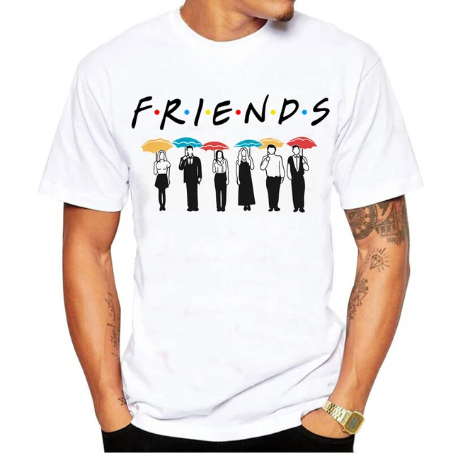 Camiseta Unissex Serie Friends Blusa Basica De Algodao Confortavel Estampa Diferentes Shopee Brasil