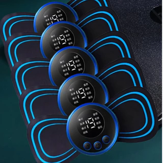 Kit 5 Mini Massageador Elétrico Portátil Cervical EMS Alivia Dores Corpo