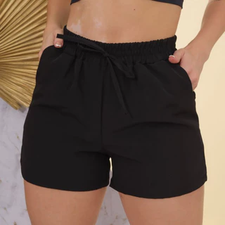 Kit 03 Shortinhos TacTel Bermudas Femininas Praia Caminhada Academia Ginastica Lazer Corrida e Sports do P ao G3 PLUS SIZE