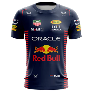 Camisa Max Verstappen 2023 F1 azul corrida proteção UV